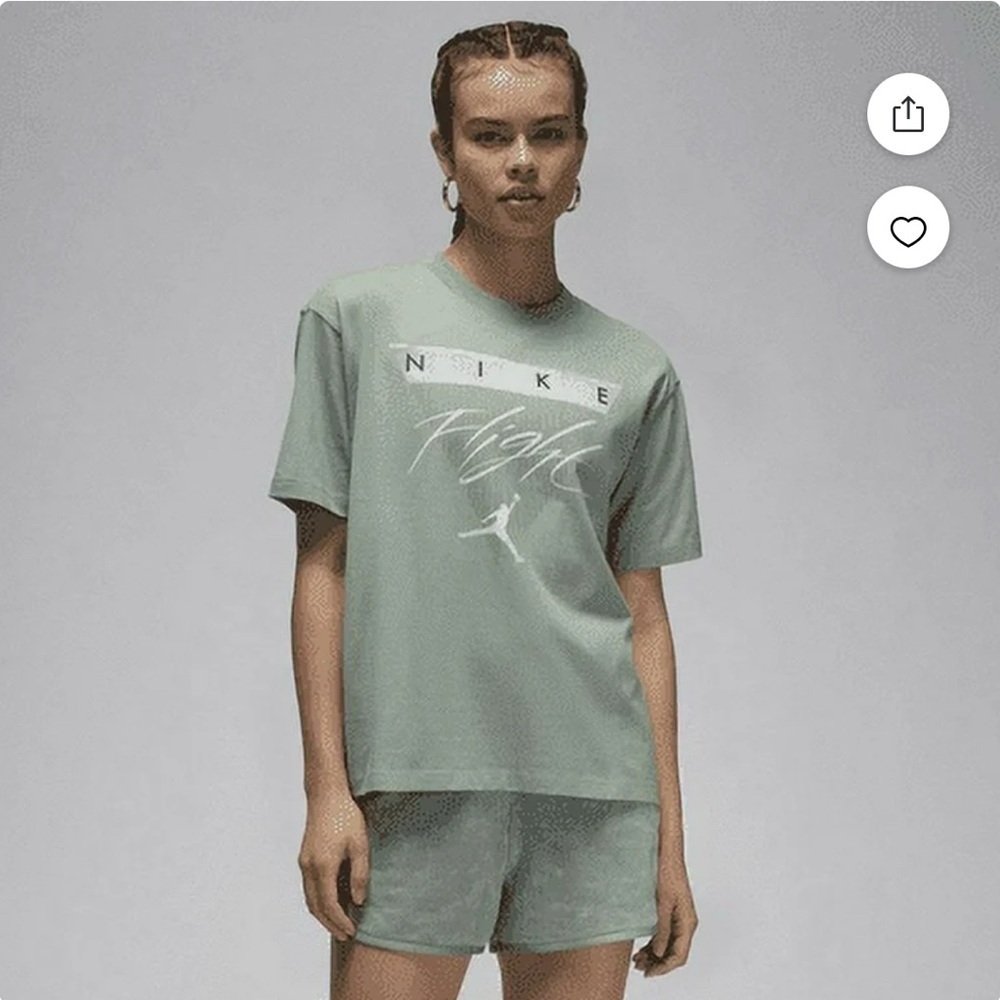 Nike Flight Jordan Olive Graphic Tee